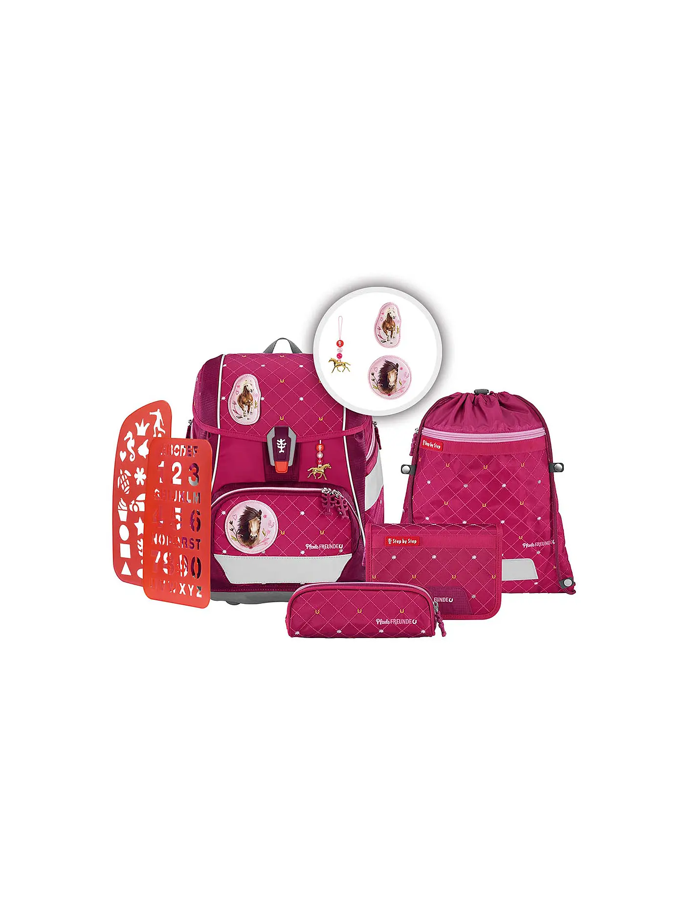 STEP BY STEP | Schultaschen Set 2IN1 PLUS  Spiegelburg Pferdefreunde | 